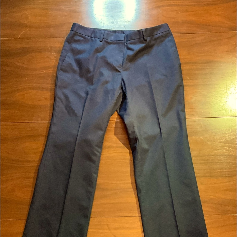 Brooks Brothers Blue Straight Leg Dress Pants
